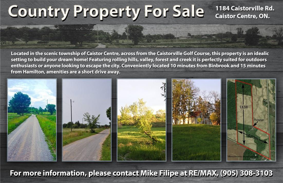 1184 CAISTORVILLE Road, Caistor Centre, Ontario L0R 1E0 (20917132
